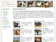 Tablet Screenshot of mein-islandpferd.de